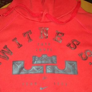 Nike Lebron Witness Red XXL Hoodie
